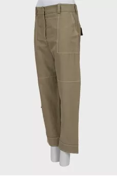 Khaki cargo pants