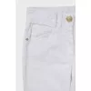 White mid rise jeans