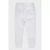White mid rise jeans