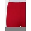 Red leggings with stirrups