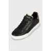 Leather sneakers Portofino black