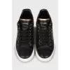 Leather sneakers Portofino black