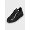 Men's shoes with signature print