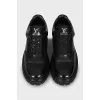 Men's shoes with signature print