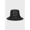 Black leather panama hat