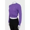 Purple Slim Fit Jumper