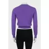 Purple Slim Fit Jumper