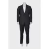 Men's grey wool suit