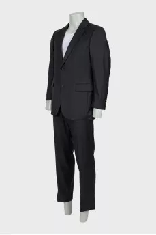 Men's grey wool suit