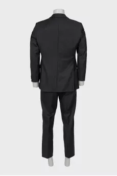 Men's grey wool suit