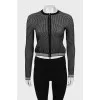 Cardigan with zip