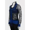 Lace top and cardigan set
