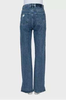 Сині джинси wide leg fit