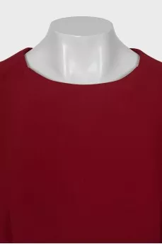 Straight dress in red