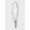 White dress with mesh bottom
