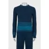 Cashmere jumper and trousers suit