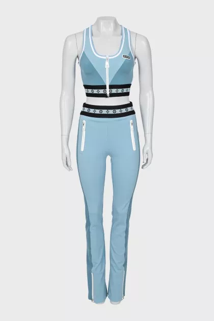 Tracksuit of trousers and a top
