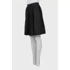 Black pleated skirt