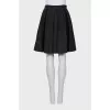 Black pleated skirt