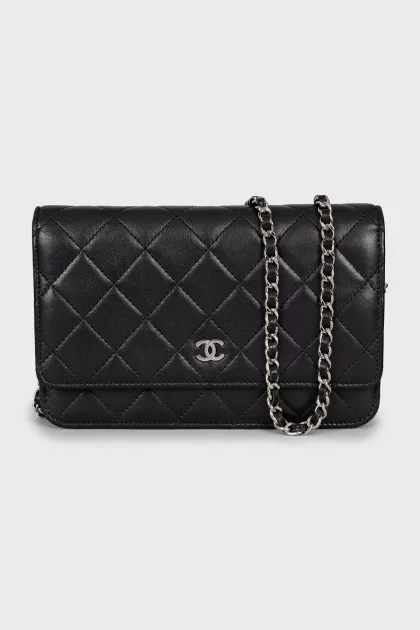 Leather Wallet on Chain Bag