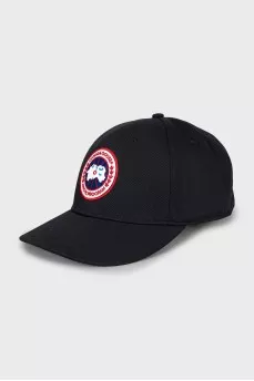 Cap with branded patch