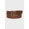 Men's brown leather belt