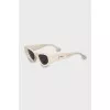 Cat eye sunglasses with tag