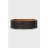 Brown leather bracelet