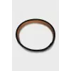 Brown leather bracelet