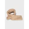 Faux fur oversized scarf