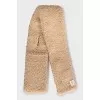 Faux fur oversized scarf