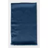 Blue scarf with signature print