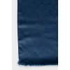 Blue scarf with signature print