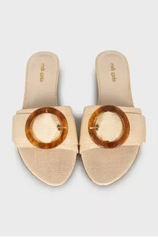 Lani Raffia Slippers