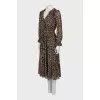 Animal Print Belted Dress