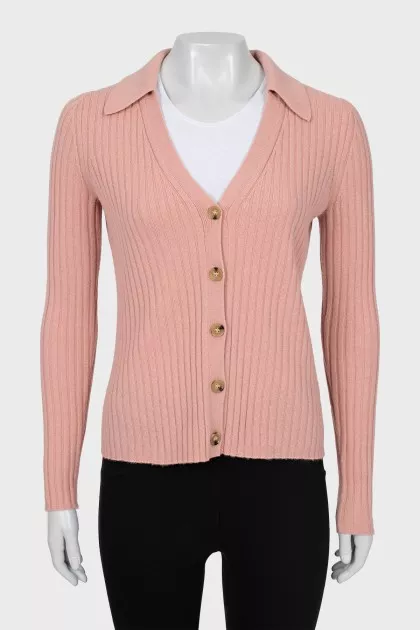 Cashmere ribbed pullover