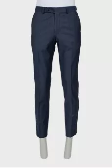 Men's trousers with blue arrows