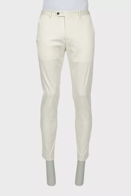 Men's trousers white