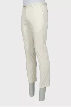 Men's trousers white