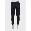 Mens Black Cargo Pants