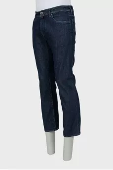 Men's Straight Button Jeans