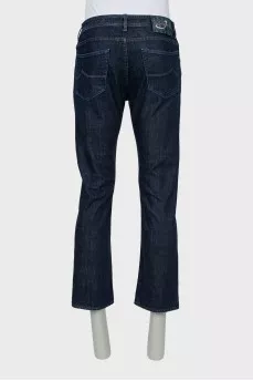 Men's Straight Button Jeans