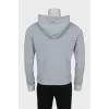 Men's hoodie with branded logo