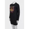 Dress with accent embroidery