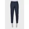 Men's Blue Trousers with Arrows