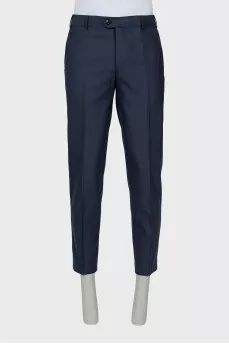 Men's Blue Trousers with Arrows