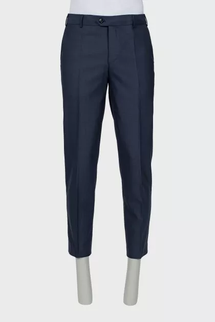 Men's Blue Trousers with Arrows