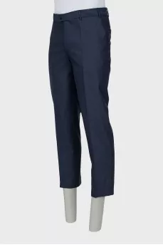 Men's Blue Trousers with Arrows