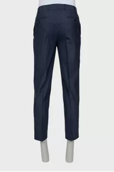Men's Blue Trousers with Arrows