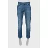 Men's Blue Button Down Jeans